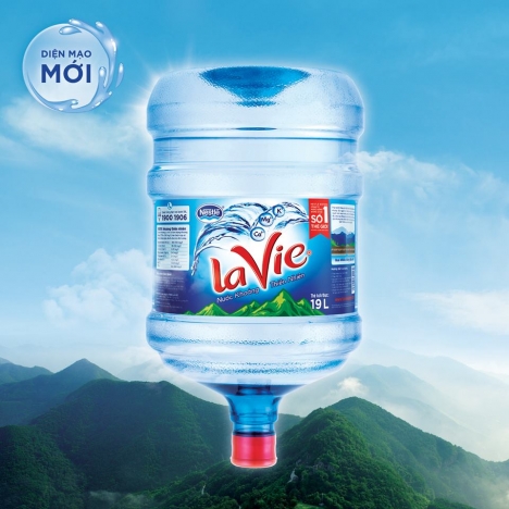 Khuyến mãi nước khoáng Lavie 19 lít, giá chỉ còn 45.000 đồng/bình