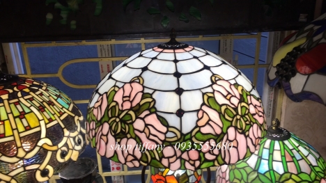 Đèn Bàn Tiffany Hai Thân Tuyệt Đẹp.
