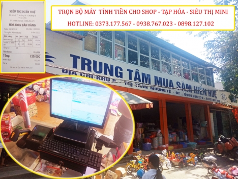 Phần mềm tính tiền cho Siêu Thị mini- tạp hóa tại Hậu Giang