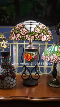 Đèn Bàn Tiffany Hai Thân Tuyệt Đẹp.