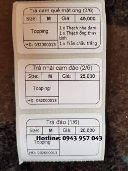 Bán full thiết bị tính tiền giá rẻ tại Bắc Ninh cho quán thôn trà chanh