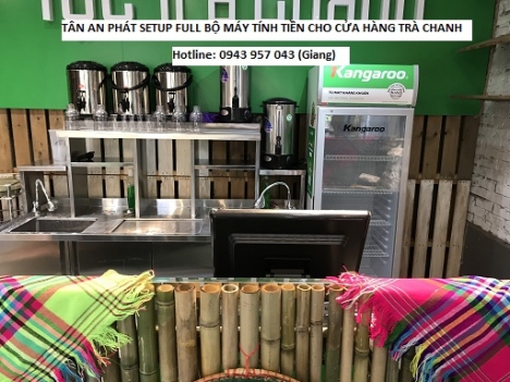 Full bộ thiết bị tính tiền giá rẻ cho tộc trà chanh tại Hà Nội