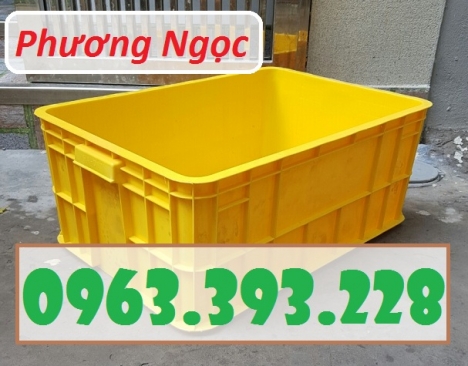 Thùng đặc HS017, thùng nhựa công nghiệp, hộp nhựa có nắp