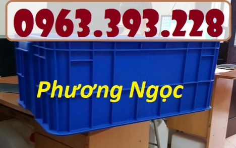 Thùng đặc HS017, thùng nhựa công nghiệp, hộp nhựa có nắp