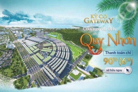 Đất nền ven biển Quy Nhơn Kỳ Co Gateway chỉ 18 - 20 triệu/m2