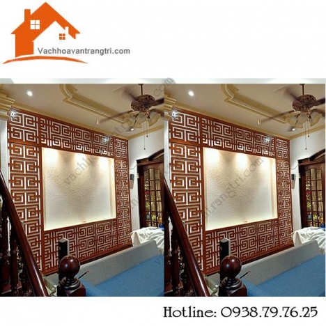 Vách gỗ trang trí đẹp - vách ngăn hiện đại bằng gỗ