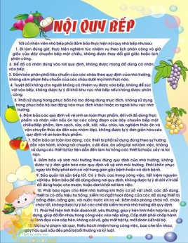 Cung cấp bảng biểu mầm non giá rẻ, uy tín, chất lượng nhất