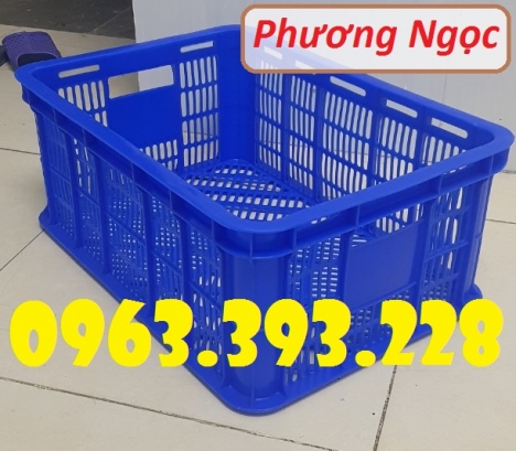 ﻿Sọt nhựa HS018, sọt nhựa công nghiệp, sọt đựng rau củ