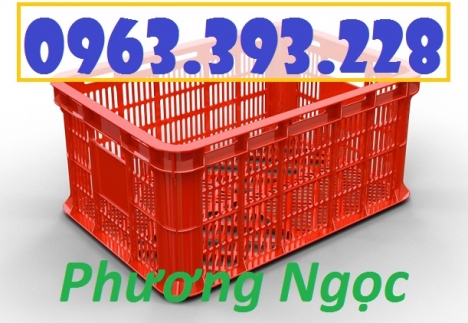 ﻿Sọt nhựa HS018, sọt nhựa công nghiệp, sọt đựng rau củ