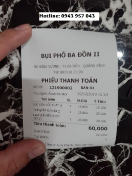 Bán giấy in hóa đơn thanh toán giá rẻ cho tất cả mô hình kinh doanh tại TP.HCM