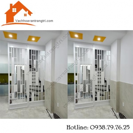 Vách gỗ trang trí đẹp - vách ngăn hiện đại bằng gỗ
