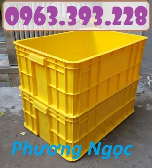 Thùng đặc HS017, thùng nhựa công nghiệp, hộp nhựa có nắp