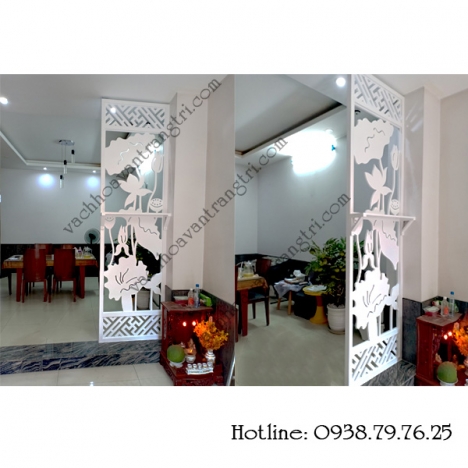 Vách gỗ trang trí đẹp - vách ngăn hiện đại bằng gỗ