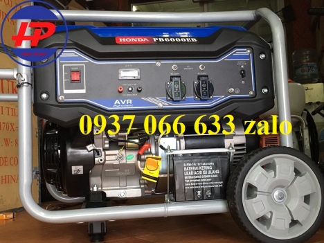 Gỉảm giá đầu mùa Máy phát điện chạy xăng 5kw Honda PB6000EB hàng nội địa Thái