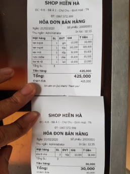 Căn tin bệnh viện tại Châu Thành Kiên Giang lắp đặt trọn bộ cảm ứng tính tiền giá rẻ