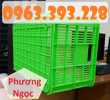 Sọt nhựa cao 31, sọt nhựa nan thẳng HS004, sóng nhựa công nghiệp