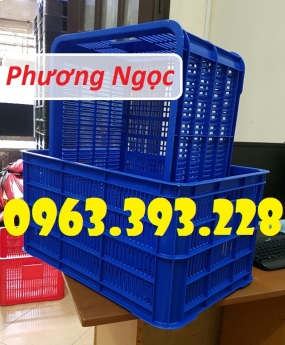 Sọt nhựa cao 31, sọt nhựa nan thẳng HS004, sóng nhựa công nghiệp