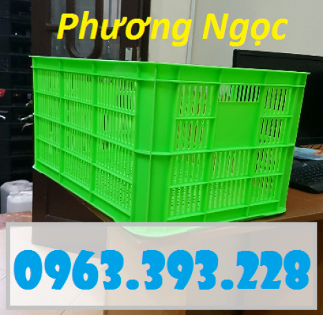 Sọt nhựa cao 31, sọt nhựa nan thẳng HS004, sóng nhựa công nghiệp