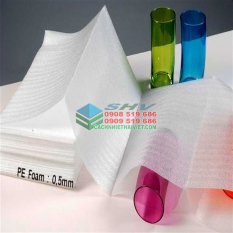 Màng PE FOAM cắt dạng tấm bọc lót linh kiện điện tử và trái cây xuất khẩu giá rẻ