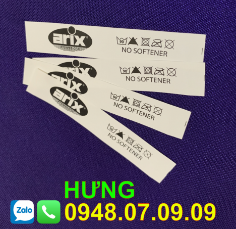 Nhãn ép nhiệt, Nhãn sườn may mặc (Toàn Quốc)