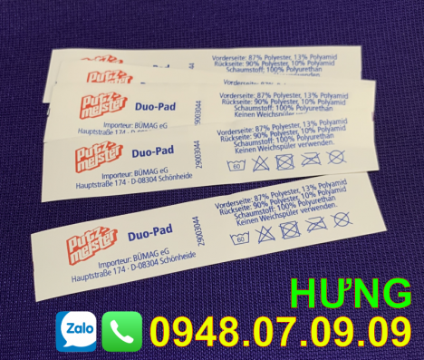 Nhãn ép nhiệt, Nhãn sườn may mặc (Toàn Quốc)