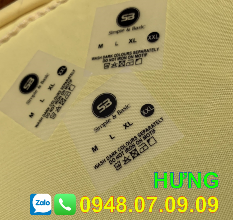 Nhãn ép nhiệt, Nhãn sườn may mặc (Toàn Quốc)