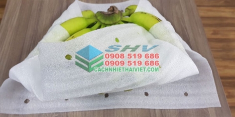 Màng PE FOAM cắt dạng tấm bọc lót linh kiện điện tử và trái cây xuất khẩu giá rẻ
