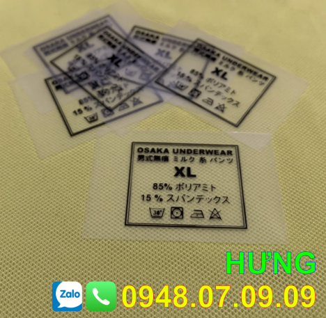 Nhãn ép nhiệt, Nhãn sườn may mặc (Toàn Quốc)