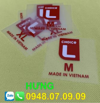 Nhãn ép nhiệt, Nhãn sườn may mặc (Toàn Quốc)
