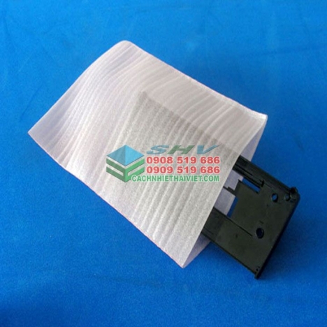 Màng PE FOAM cắt dạng tấm bọc lót linh kiện điện tử và trái cây xuất khẩu giá rẻ