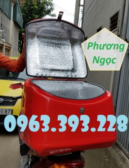 Thùng giao hàng trung 2, thùng ship hàng sau xe máy, thùng chở đồ ăn