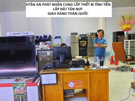 Kiên Giang lắp đặt full bộ máy tính tiền giá rẻ cho Điện Máy
