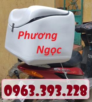 Thùng giao hàng trung 2, thùng ship hàng sau xe máy, thùng chở đồ ăn