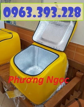 Thùng giao hàng trung 2, thùng ship hàng sau xe máy, thùng chở đồ ăn