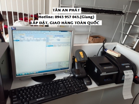 Bán combo máy tính tiền cho siêu thị điện máy giá rẻ tại An Giang
