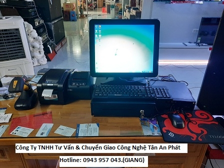 Bán combo máy tính tiền cho siêu thị điện máy giá rẻ tại An Giang