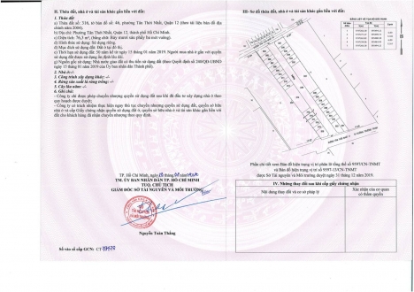 Cần bán gấp nhà phố đường Tân Thới Nhất 17 giá 4 tỷ 5