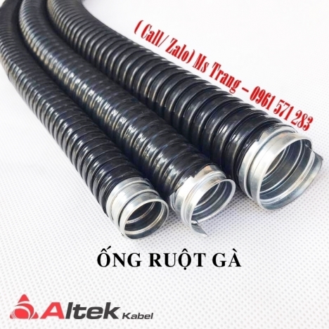Ống ruột gà- ống sun sắt - ống kẽm luồn dây điện