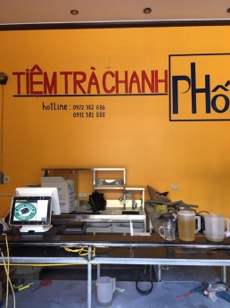 Trọn Bộ Máy Tính Tiền Cho Quán Trà Chanh Tại Bình Thuận
