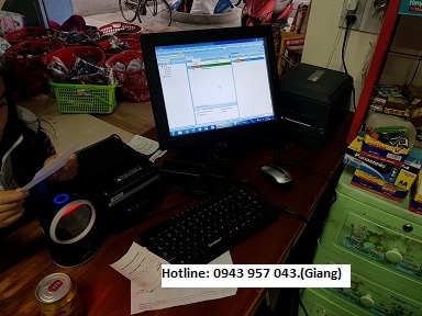 Tạp hóa tại Kiên Giang lắp máy tính tiền cảm ứng giá sinh viên