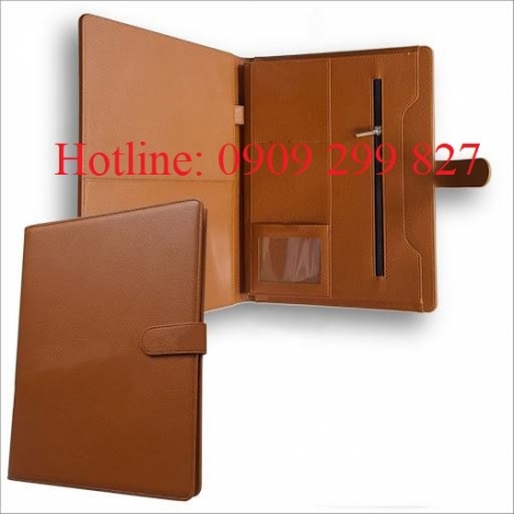 Xưởng may túi da đựng hồ sơ, bìa da đựng hồ sơ đa năng, làm bìa da đựng hồ sơ dây kéo vòng,