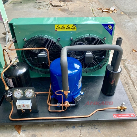 Chuyên lên cụm máy nén dàn ngưng 10hp MT125 theo yêu cầu của khách   hàng