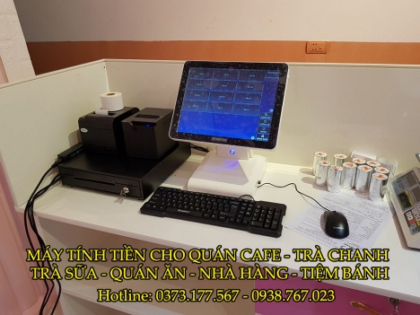 Bán máy tính tiền cho quán café- trà sữa tại Tiền Giang