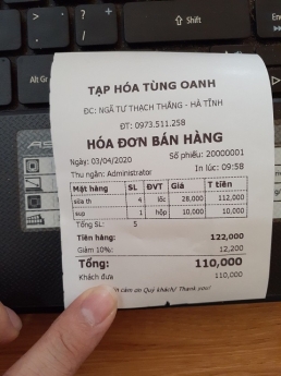 Bách hóa tổng hợp tại Hà Tỉnh setup combo tính tiền rẻ