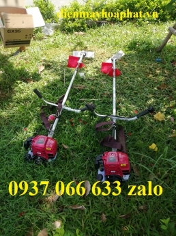 Địa chỉ bán  Máy cắt cỏ (phát cỏ) mini cầm tay đeo vai, lưng Honda GX35 uy tín nhất, giá rẻ nhất