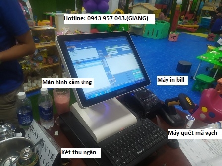Cung cấp máy pos giá rẻ cho shop đồ chơi giá rẻ tại Sóc Trăng