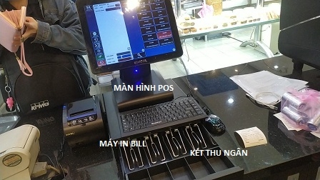 Bán máy tính tiền giá rẻ cho cửa hàng bánh ngọt tại Hậu Giang