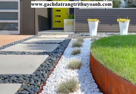 Sỏi trắng, sỏi trắng trang trí,sỏi trắng xay, sỏi trắng nhân tạo