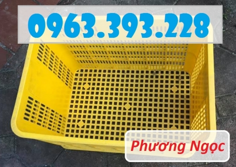 Sọt nhựa rỗng cao 39, sóng nhựa hở HS005, sọt nhựa công nghiệp đựng hàng