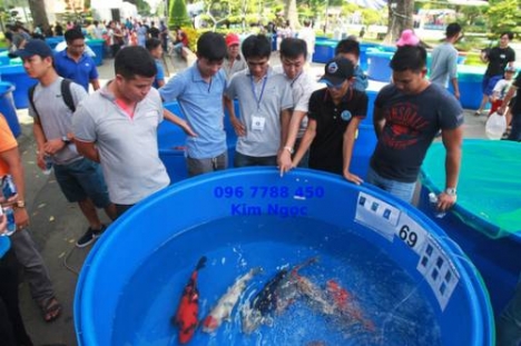 Bồn nhựa tròn 1000 lít nuôi cá cảnh